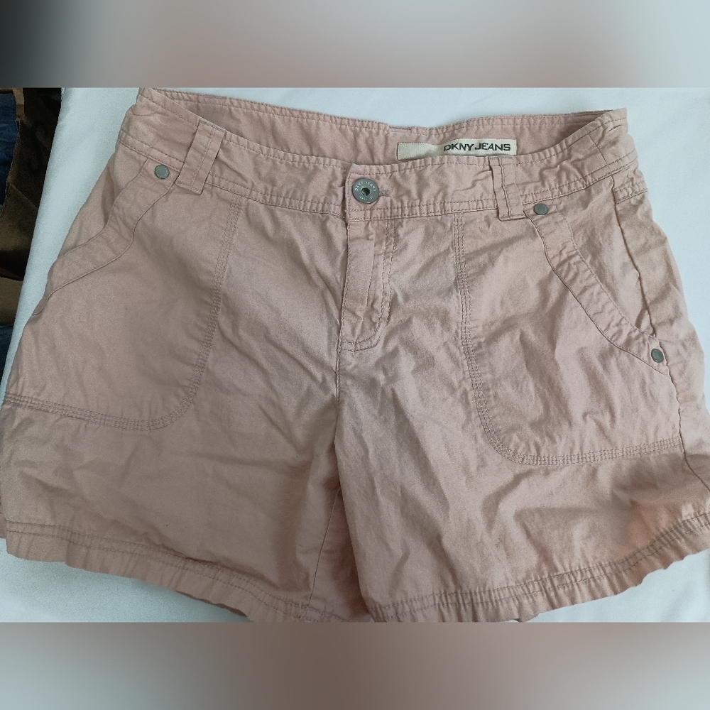 2/$30 DKNY Women's Butterly‎ Pastel Pink Booty Shorts (#696)